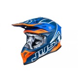 Casca enduro Just1 J39 Thruster, albastru+portocaliu, marimea L