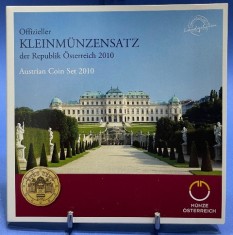 AUSTRIA 2010 - Set monetarie 1 cent-2 euro -folder/ BU
