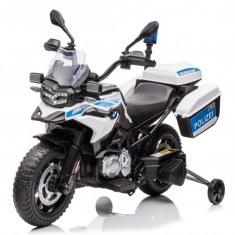 Motocicleta electrica de politie BMW F850 GS 90W 12V cu roti MOI Polizei