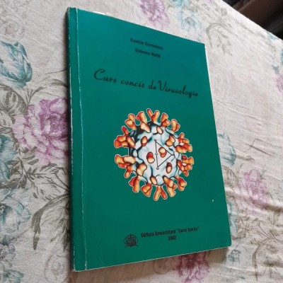 ✅ CURS CONCIS DE VIRUSOLOGIE DE COSTIN CERNESCU ȘI SIMONA RUȚĂ EDITURA UNIVERSITARĂ CAROL DAVILA 2002 * CELE MAI BUNE CĂRȚI * PALATUL VECHITURILOR * foto