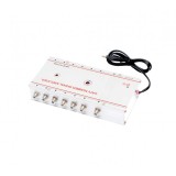 Amplificator semnal elSales ELS-1020MK12 cu 12 iesiri , alimentare 220 V , argintiu