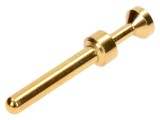 Pin tată HARTING aliaj cupru aurit 0,14&divide;0,37mm2 26AWG&divide;22AWG crimpat