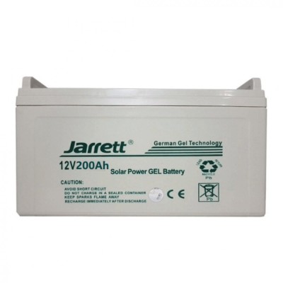Acumulator solar baterie Jarrett High Tech pe gel,12V 200Ah foto