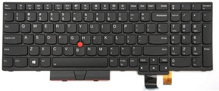 Tastatura Laptop, Lenovo, ThinkPad T580 Type 20L9, 20LA, iluminata, layout US