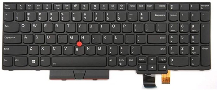 Tastatura Laptop, Lenovo, ThinkPad P51S Type 20HB, 20HC, 20JY, 20K0, iluminata, layout US
