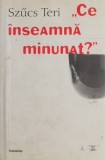 Ce inseamna minunat? - Szucs Teri - Carte Dezvoltare Personala