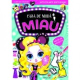 Casa de moda Miau. Parcul de distractii. Carte de colorat cu autocolante