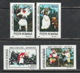 Romania 1996 - #1400 Masti Populare 4v MNH, Nestampilat