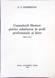 COMENTARII LITERARE PENTRU ADMITEREA IN SCOLI PROFESIONALE SI LICEE-O.S. BUREBISTAN-261534