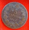 (M1586) MONEDA ITALIA - 5 CENTESIMI 1862, LIT. N (MONETARIA NAPOLI), REGELE VITTORIO EMANUELE II, Europa