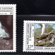 NOUA CALEDONIE 1983, Fauna, Pasari, serie neuzată, MNH