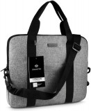 Geanta laptop, Zagatto, ZG677, Nylon/Poliester, 15.6&#039;&#039;, 29x40x4.2 cm, Gri, 15.6&quot;, Nailon