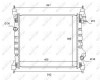 NRF 58454 Radiator, racire motor