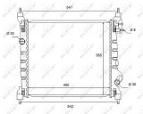 NRF 58454 Radiator, racire motor