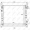 NRF 58454 Radiator, racire motor