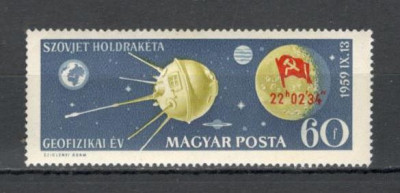 Ungaria.1959 Cosmonautica:Sonda Luna 2-supr. SU.147 foto