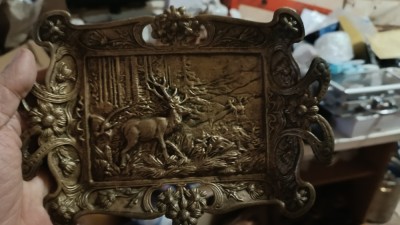 Fructiera Bronz art deco foto