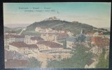 Carte Postala Brasov Dealul Strajii 1908 Color Circulata 14x9 Antica