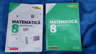 MATEMATICA CLASA A VIII A 2 volume , ANTON NEGRILA foto