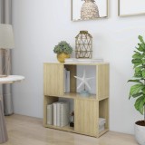 VidaXL Bibliotecă, stejar sonoma, 60x24x63 cm, PAL