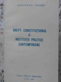 DREPT CONSTITUTIONAL SI INSTITUTII POLITICE CONTEMPORANE-GENOVEVA VRABIE T3