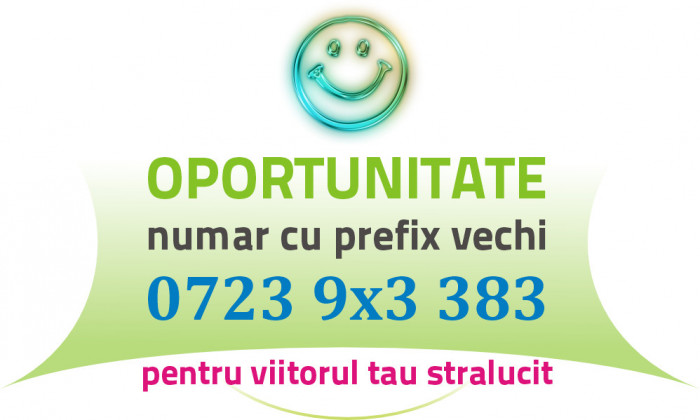 Numar Prefix Vechi 0723.9x3.383 cartela Vodafone VIP usor AUR Gold numere usoare