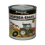 Vopsea email anticoroziva 3 in 1 negru trafic 1K pe baza de solvent 1L, direct pe rugina, interior si exterior Breckner Germany