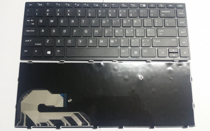 Tastatura laptop noua HP Elitebook 840 G5 Black Frame Black US
