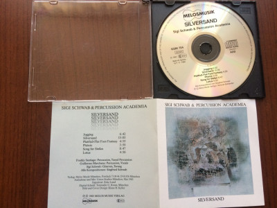 sigi schwab percussion academia silversand cd disc free jazz contemporary 1985 foto