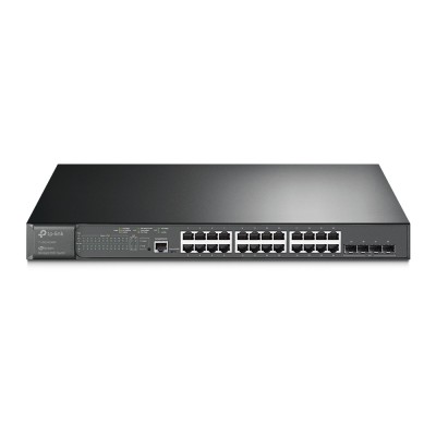 Switch TP-Link cu management L2, 24 Porturi Gigabit POE+, 4&amp;Atilde;&amp;mdash; Gigabit SFP Slots, 1&amp;Atilde;&amp;mdash; RJ45 Console Port, 1&amp;Atilde;&amp;mdash; Micro-USB Console Port &amp;quot;SG3428MP&amp;quot; (timbru foto