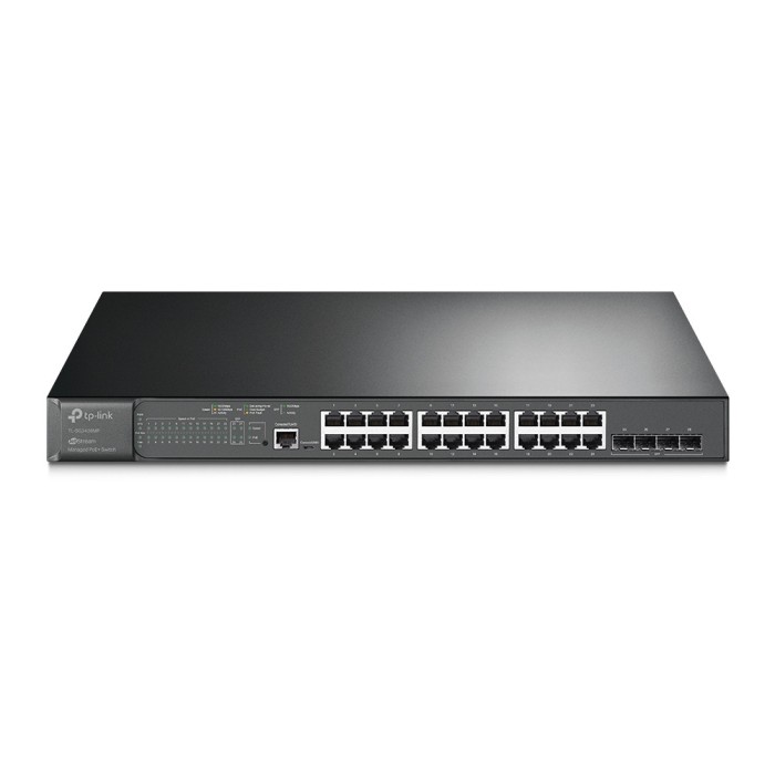 Switch TP-Link cu management L2, 24 Porturi Gigabit POE+, 4&Atilde;&mdash; Gigabit SFP Slots, 1&Atilde;&mdash; RJ45 Console Port, 1&Atilde;&mdash; Micro-USB Console Port &quot;SG3428MP&quot; (timbru