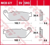 Set placute frana TRW MCB677 - Honda CBR 250-300-650 - CB-CBF 500 - VL 600 Transalp - NC 750 Integra - VT 750 Shadow