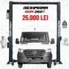 Elevator Auto 2 Coloane Profesional REIHMANN 6 Tone RHM 260T Cu Traversa, Inaltime 4585mm, 380V