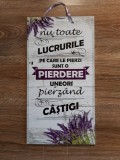 Tablou mesaj motivational PIERZAND CASTIGI