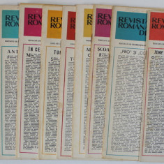 REVISTA ROMANA DE SAH , ORGAN AL FEDERATIEI ROMANE DE SAH , SET DE 12 NUMERE SUCCESIVE , IANUARIE - DECEMBRIE , 1983