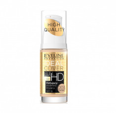 Fond de ten, Eveline Cosmetics, High Quality, Ideal Cover FULL HD 16h, SPF 10, 203 Natural, 30 ml foto