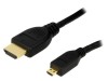 Cablu Logilink HDMI 1.4 Micro HDMI, 2m, Suport 4K, 3D, Audio Return Channel (ARC)
