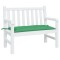 vidaXL Pernă bancă de grădină, verde, 100x50x7 cm, material oxford 361569