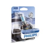 Bec Far Auto Philips H8, 35W, 12V, White Vision Ultra, Lumina Alba, Halogen
