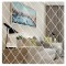 Set 58 Oglinzi Acrilice din PVC, Autoadezive pentru Decorarea Peretilor, Argintiu, 100 x 100 cm, Premium, RIF