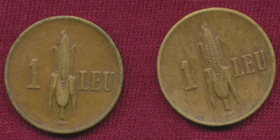 1 leu 1939 şi 1 leu1940 - Carol II. foto
