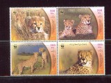 IRAN 2003 WWF FAUNA PROTEJATA GHEPARZI, Nestampilat