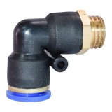 Mufa rapida cot din plastic cu surub metalic, fi 12, filet M16