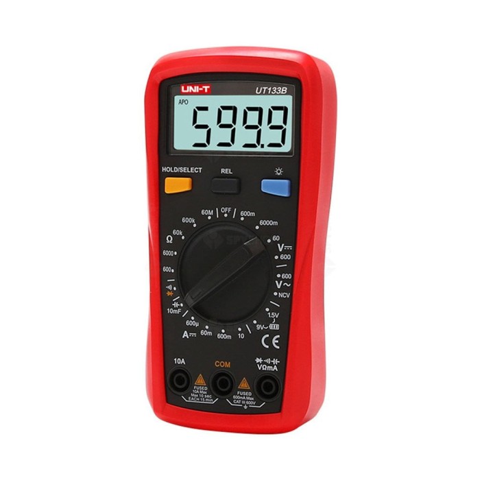 multimetru digital, UNI-T, UT133B, 600mV-0.6kV, 600&micro;A-10A