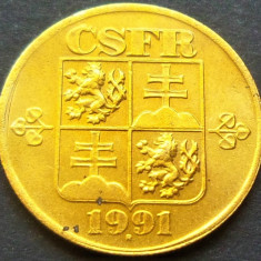 Moneda 20 HALERU - CEHIA, anul 1991 *cod 2017
