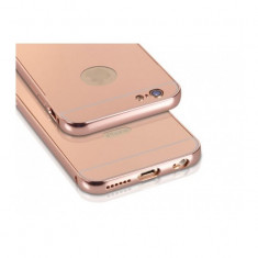 Husa bumper aluminiu cu capac apple iphone 7 plus copper foto