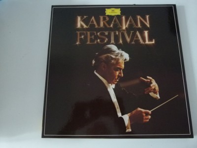 Mozart, Bizet, Schmidt, Mascagni,Rossini- Karajan, 4 vinil foto