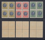 Cumpara ieftin ROMANIA 1930 CAROL II LONDRA LP 88 SERIE IN BLOCURI DE 4 MNH