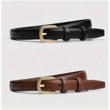 Cumpara ieftin Set 2 curele reglabile - maro+negru - 822853