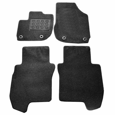 Covorase mocheta Honda Jazz 5 2020-&amp;amp;gt; prezent, Negre, set de 4 bucati AutoDrive ProParts foto
